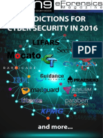 Predictions For Cyber Security in 2016