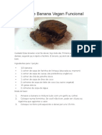 Brownie de Banana Vegan Funcional