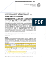 Acetaminophen in pregnancy