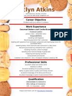 Bakery Cashier Resume