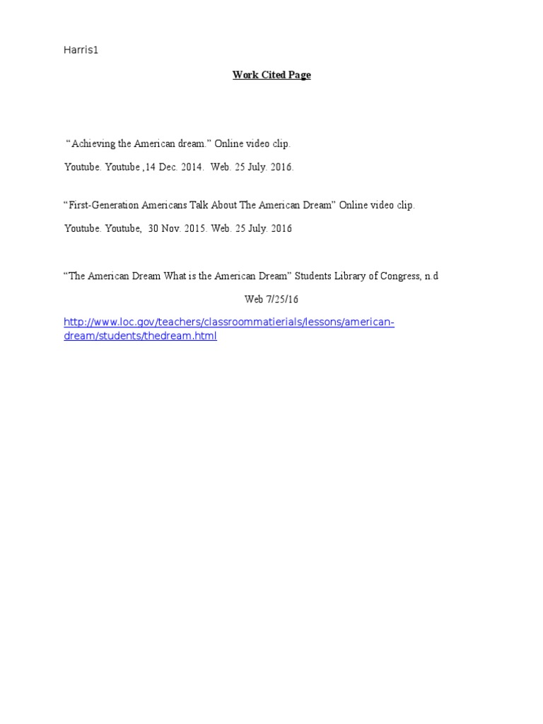 Work Cited Page | PDF | Social Science
