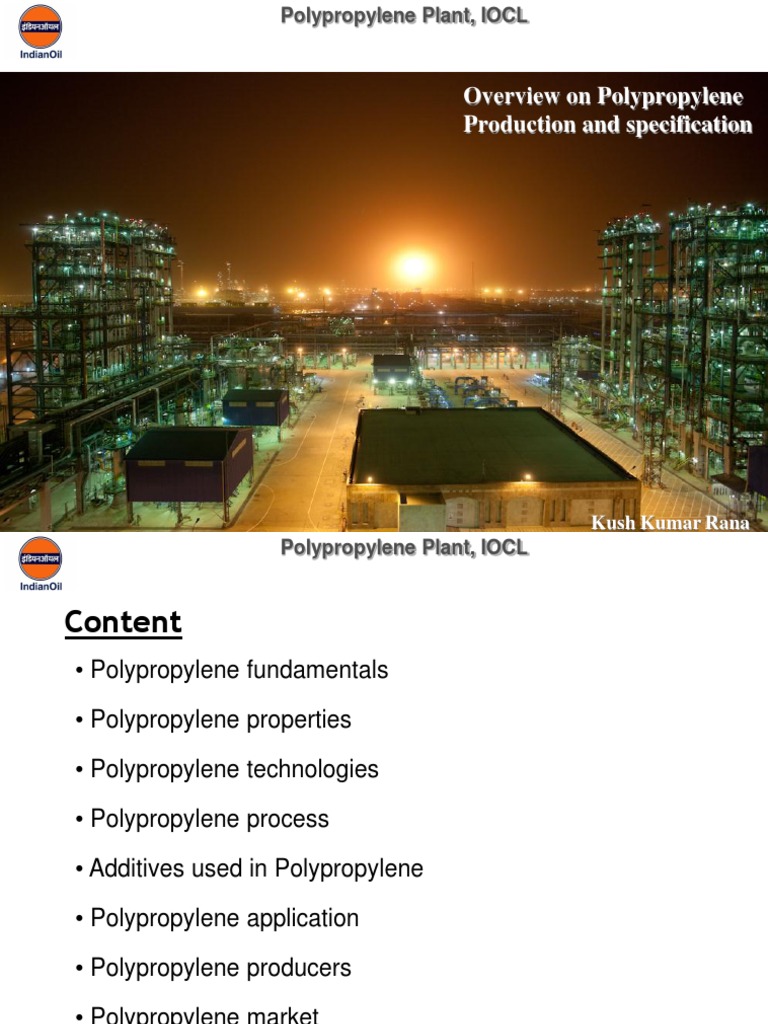 Polypropylene Production Overview | PDF | Chemical Reactor | Polymers
