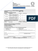 Formulario de Solicitacao de Matricula 2016 1