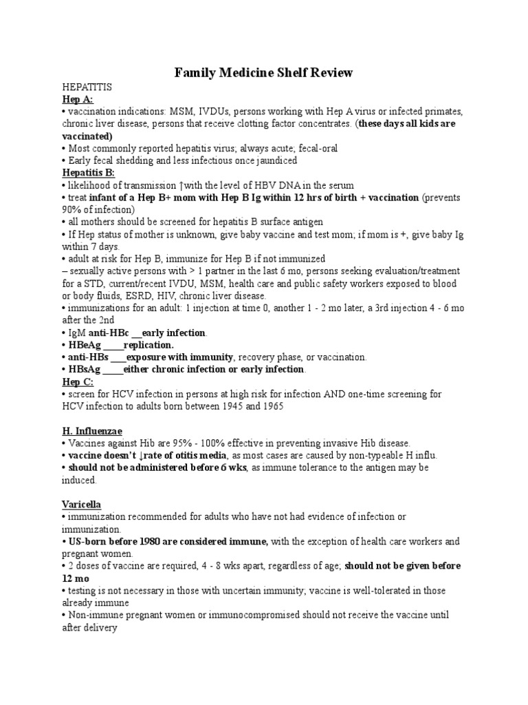 Family Medicine Shelf Review PDF Chronic Obstructive Pulmonary Disease Urinary Incontinence