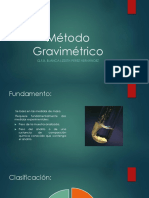 Método Gravimétrico