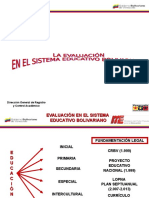 9631 La Evaluacion en El Sistema Educativo Bolivariano