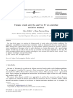 Fatigue Crack Growth Analysis by An Enriched