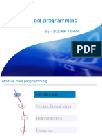 Module Pool Programming