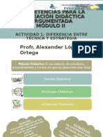 DiferDiferencia entre Tecnica y Estrategia