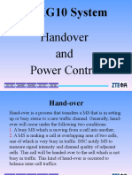 ZXG10 System: Handover and Power Control