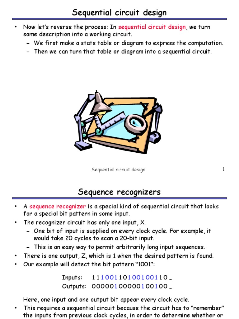Sequential Circuit Design Basics | PDF | Computer Engineering | Computing