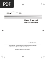 TV Freeview Akura AMTDT-2010 Manual