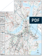 MBTA System Map Front