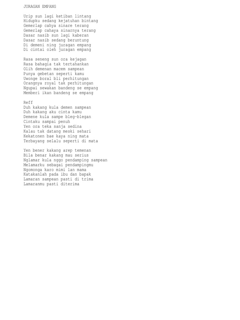 Juragan Empang Music download juragan empang original 100% free! scribd