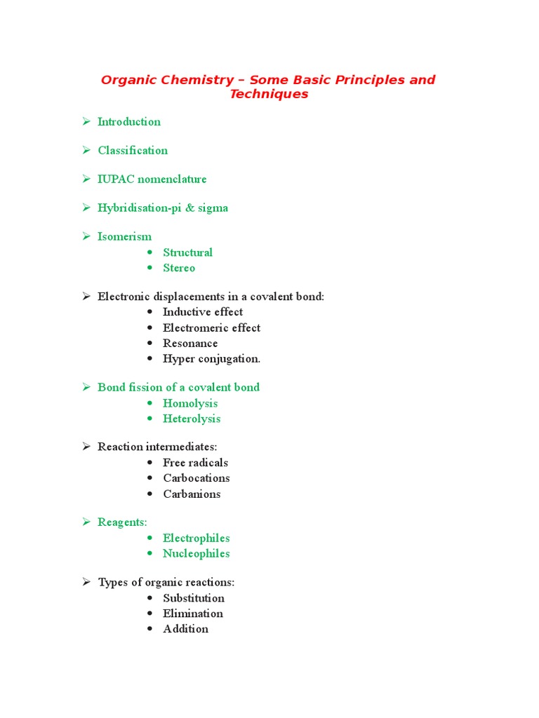 Classification IUPAC Nomenclature Hybridisation-Pi & Sigma Isomerism ...