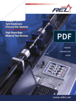 Split Hopkinson Pressure Bar Systems High Strain Rate Material Test Services