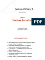 Organic Chemistry I: Hydroxy Derivatives