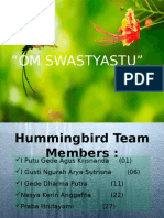 HUmmingbirds