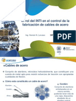 11 Rol de INTI en Control de Fabricacion Cables Acero