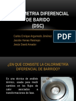 Calorimetria Diferencial de Barido