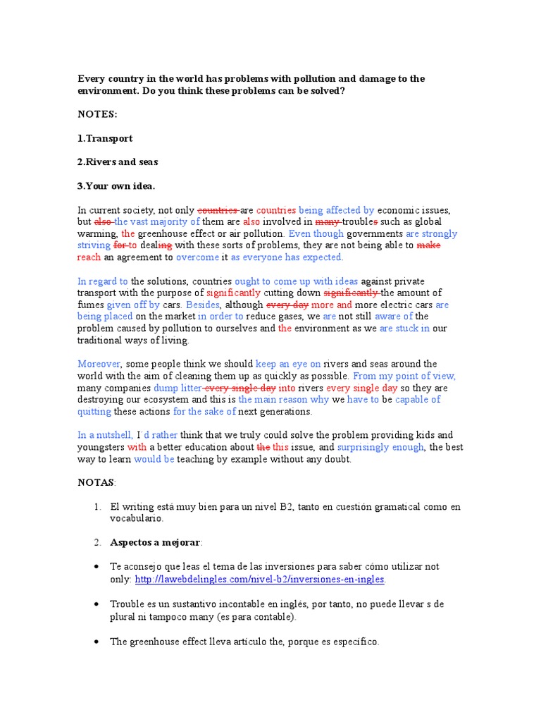 Essay on pollution 150 words image