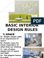 Basic Interior Design Rules