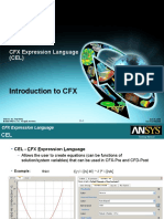 Introduction To CFX - CEL-chapter 11