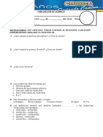 evaluacion quimica 2sec