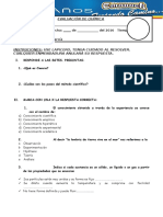 evaluacion quimica 5