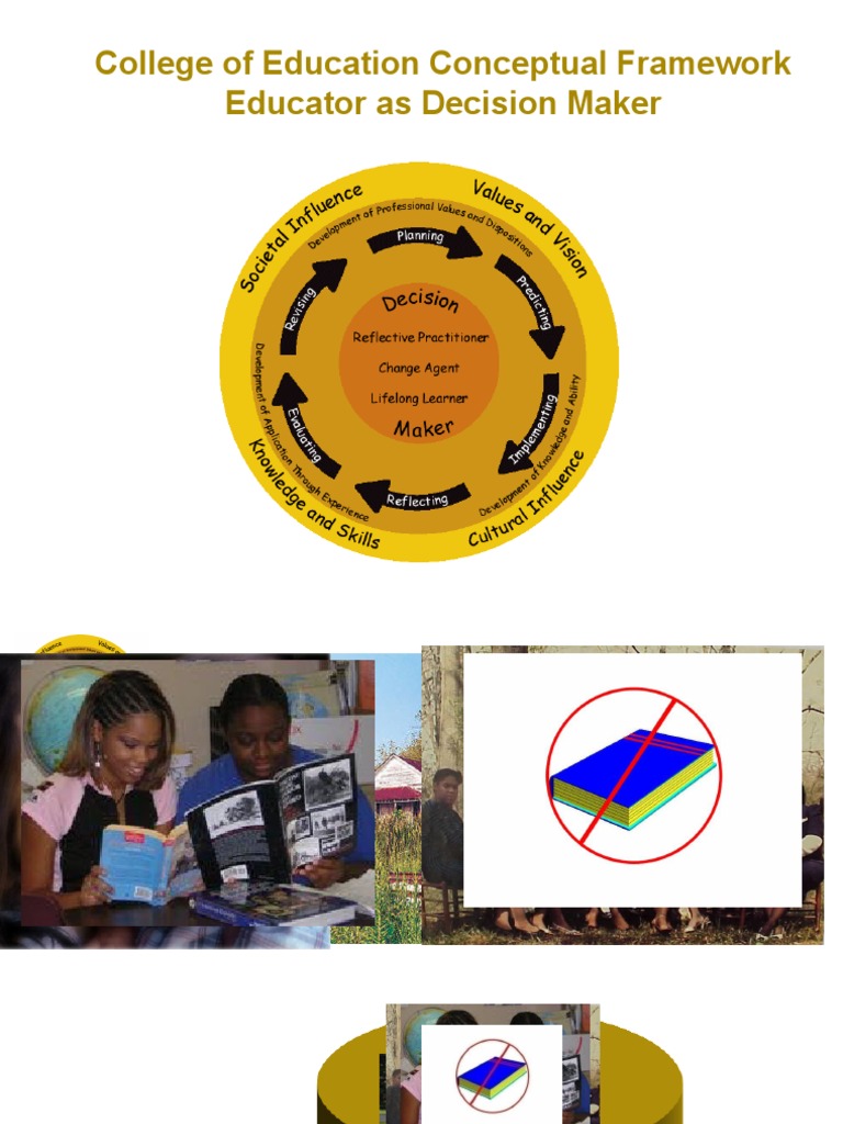 College of Education Conceptual Framework Educator As Decision Maker | PDF