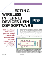 Connecting Wireless Internet Devices Using DSP Software