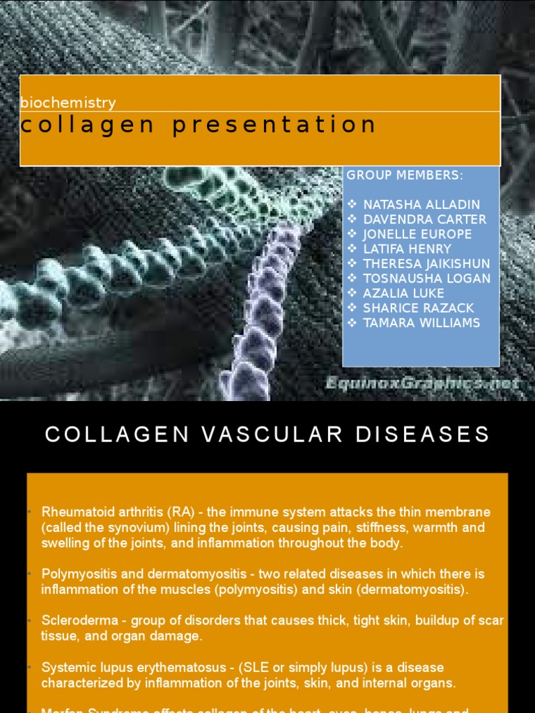 Collagen Presentation 2 PDF Collagen Systemic Lupus Erythematosus