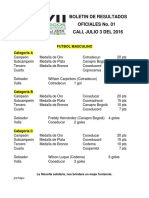 Boletin de Resultados 01