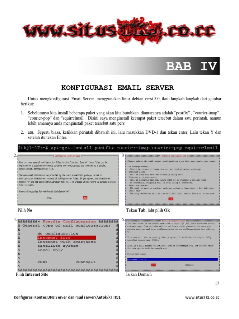 Konfigurasi Mail Server Pdf Pdf