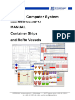 Loading Computer System: Manual Container Ships and Roro Vessels
