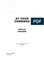 At Your Command Neville Goddard