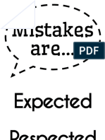 Mistakes Are