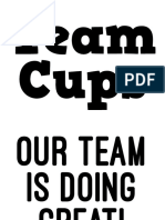 Team Cup Posters