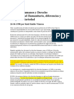 Derechos Humanos y Derecho Internacional Humanitario