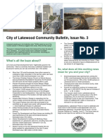 City of Lakewood Community Bulletin, Issue No. 3