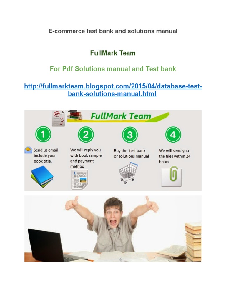 E-Commerce Test Bank and Solutions Manual | PDF | E Commerce | Portable ...