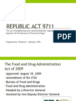 The Food and Drug Administration (FDA)