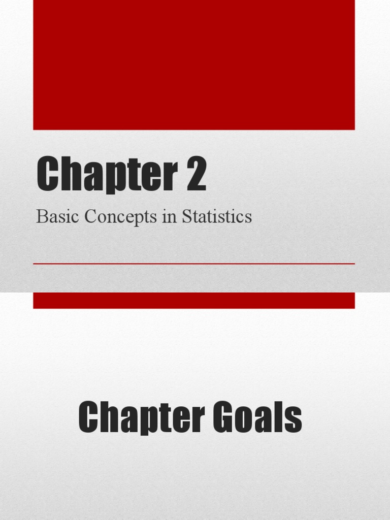 Basic Concepts in Statistics | PDF | Science & Mathematics