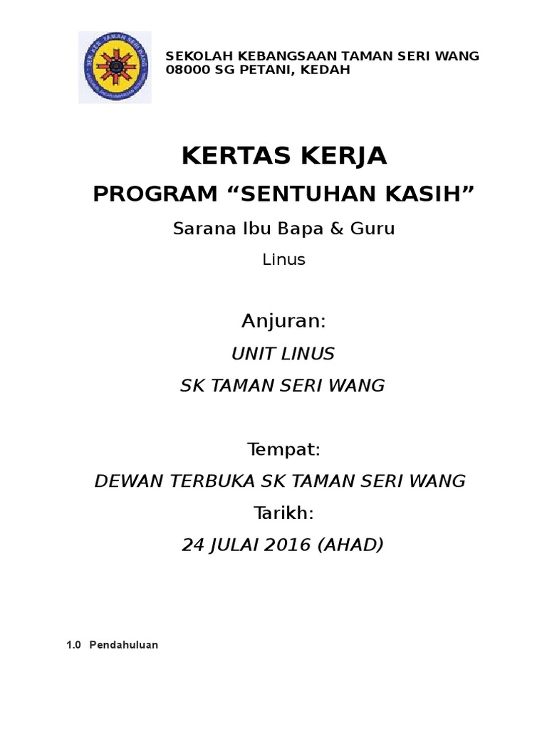 Kertaskerjaprogramsentuhankasihkelompok12015 151016051647 Lva1 App6892