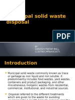 Municipal Solid Waste Disposal