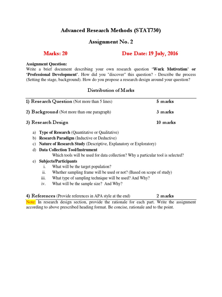 Spring 2016 - STAT730 - 2 PDF | PDF | Research Design | Qualitative ...