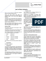 Density Measurement in Dairy Industry