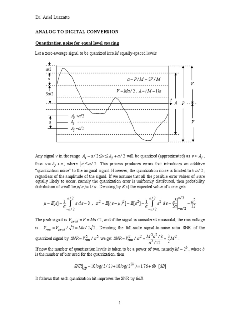 Intro RF p1g PDF Signal To Noise Ratio Sampling (Signal Processing)