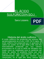 Ácido sulfúrico- Historia, propiedades y procesos