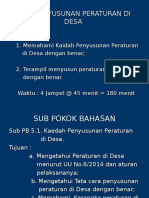 PB 5. Penyusunan Peraturan Di Desa